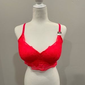 NWT Pink Push Up Bra Size L (DD)